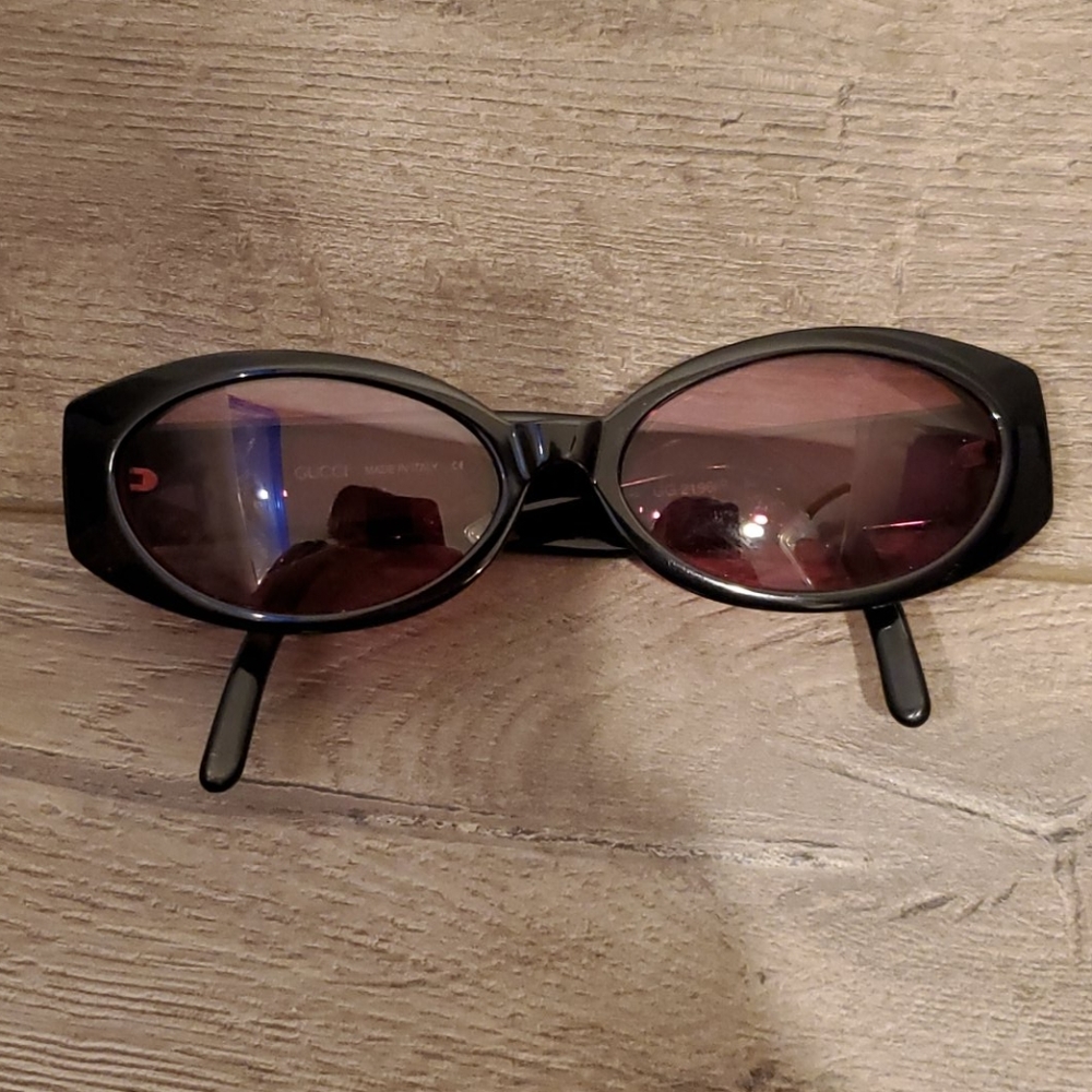 Vintage Gucci Black Sunglasses